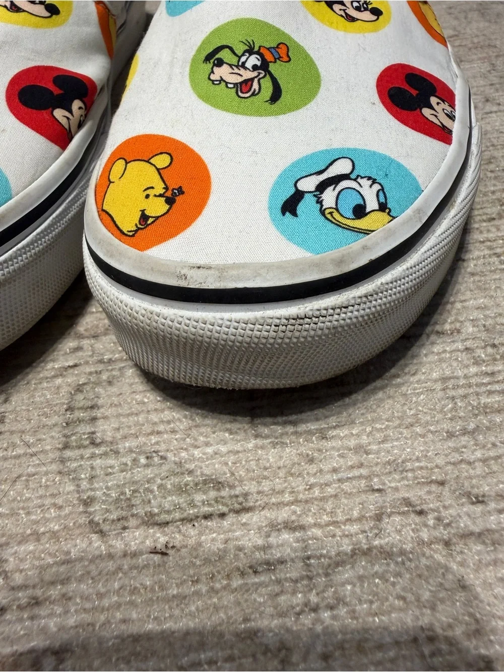 Disney x Vans Colorful Mickey and Friends - size 7.5 W/ 6.0 M.